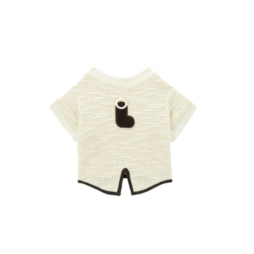 LOVE Series ”L“ Pet Clothing Chic Knitted Slit-patterned Warm Outfits
