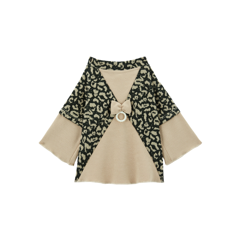 FORESTRY Series Pet Clothing Featuring Leopard Print And Zipped Bows Suitable For Dogs And Cats Trendy Fashion Items.