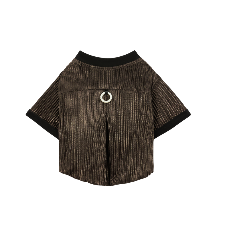 GLOSS Series Pet Fashion High-End Earl Green Pearl Dress For Dog And Cat Birthday CelebrationAnd Occasions